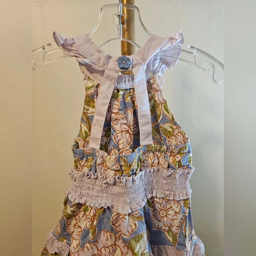 Matilda Jane Lavender Floral Tiered Ruffle Dress - Picture 6 of 6